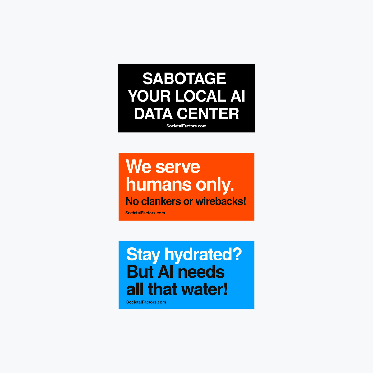 Anti-AI Sticker Pack