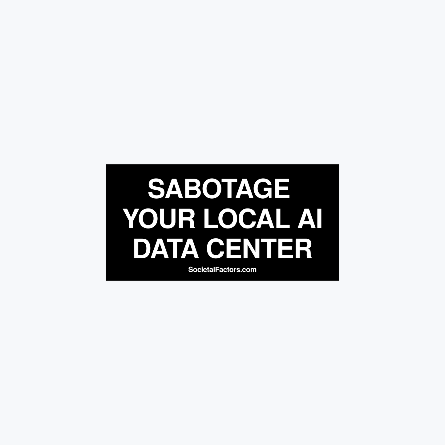 AI Saboteur Sticker